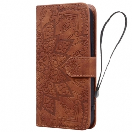 Kožený Kryt Google Pixel 10 / 10 Pro Květinový Vzor