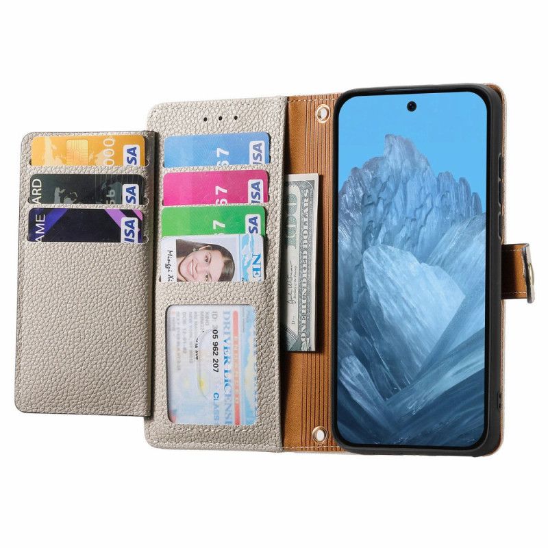 Kožený Kryt Google Pixel 10 / 10 Pro Vzor Srdce S Rfid Blokováním