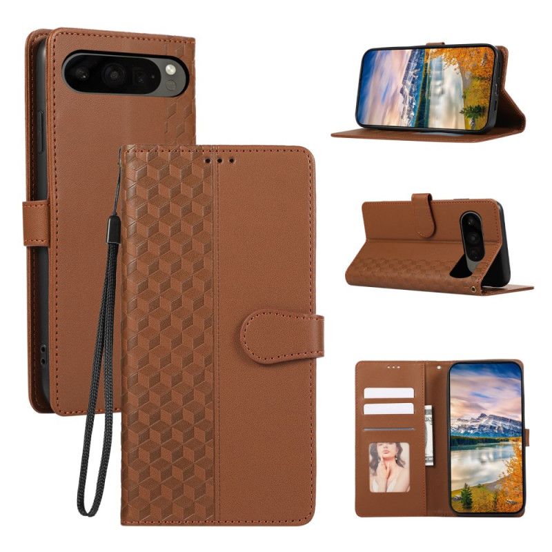 Kožený Kryt Na Google Pixel 10 / 10 Pro 3d Diamanty