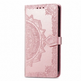 Kožený Kryt Na Google Pixel 10 / 10 Pro Barokní Mandala Řemínek