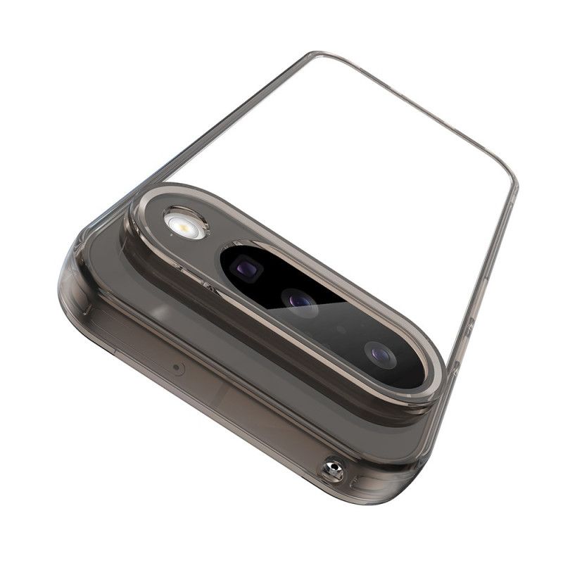 Kryt Google Pixel 10 / 10 Pro Kryty Na Mobil Průhledné S Kovovým Okrajem