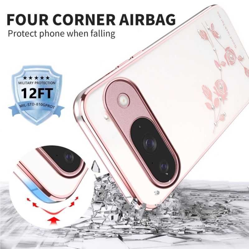 Kryt Google Pixel 10 / 10 Pro Květiny Kadem