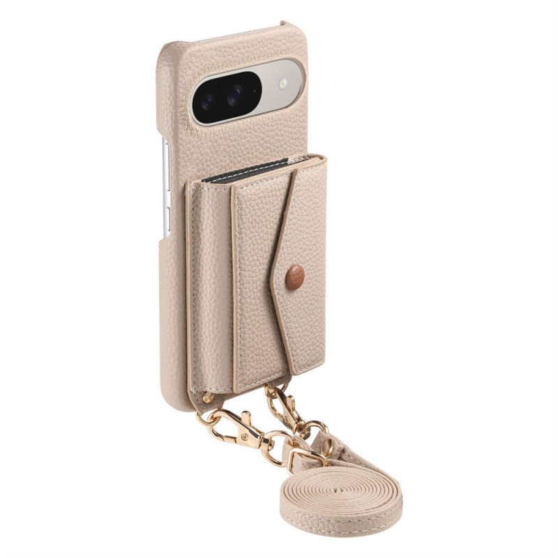 Kryt Google Pixel 10 / 10 Pro Pouzdro Na Karty S 9 Zrcadly A Ramenní Popruh