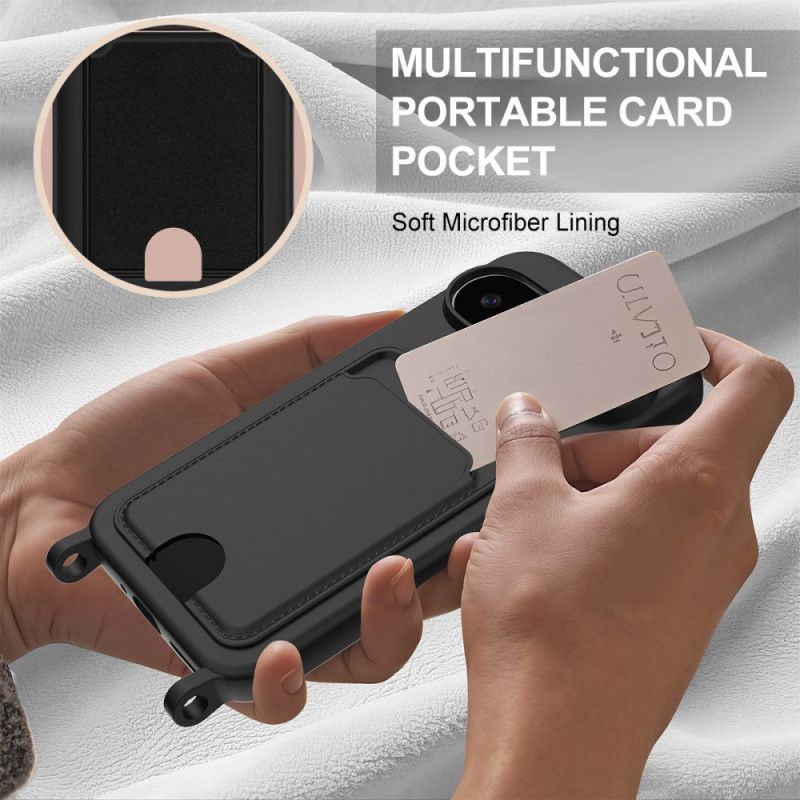 Kryt Google Pixel 10 / 10 Pro Pouzdro Na Karty Se Šňůrkou Na Krk