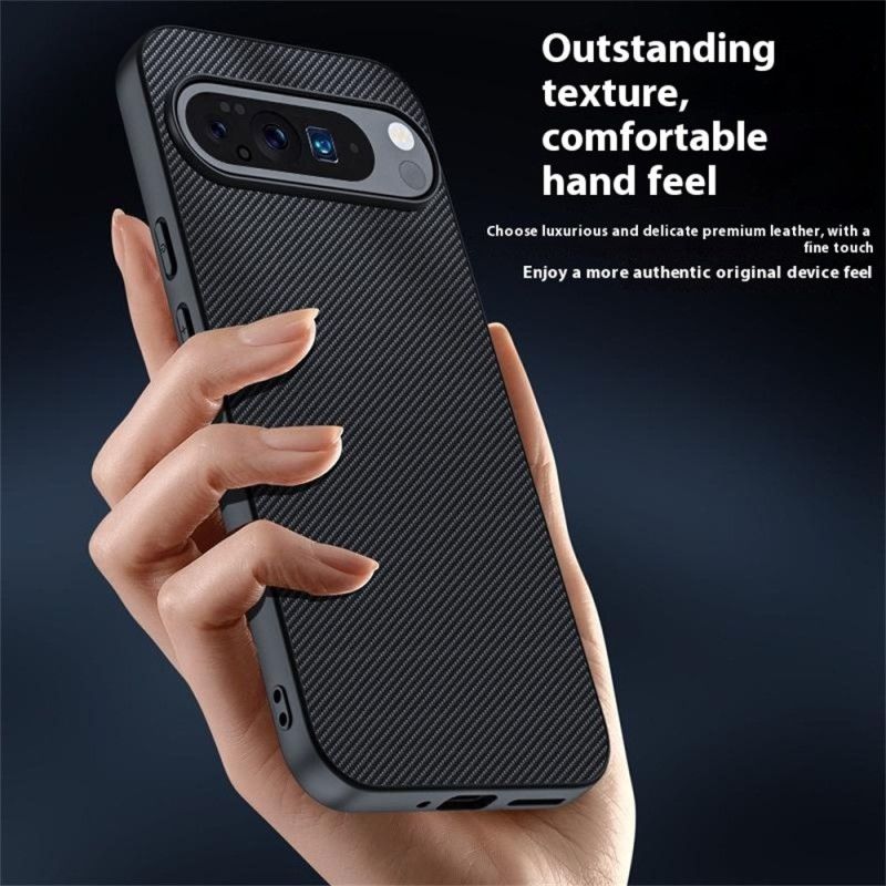 Kryt Google Pixel 10 / 10 Pro Textura Z Uhlíkových Vláken