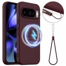 Kryt Na Google Pixel 10 / 10 Pro Silikonové Šňůrkou Na Krk Kompatibilní S Magsafe