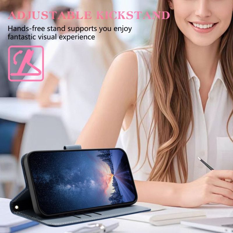 Peněženková Pouzdra Google Pixel 10 / 10 Pro Kryty Na Mobil Dvoubarevný Se Šňůrkou Na Krk