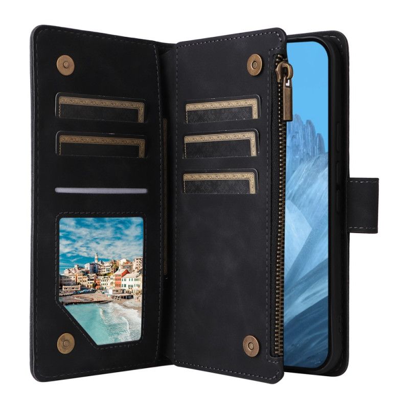 Peněženková Pouzdra Google Pixel 10 / 10 Pro Kryty Na Mobil Peněženka S Pouzdrem Na Zip