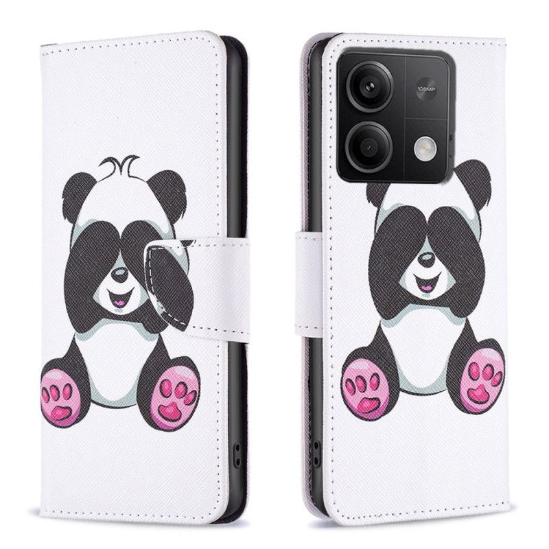 Kožený Kryt Na Xiaomi Redmi Note 13 4g Panda