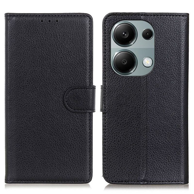 Kožený Kryt Na Xiaomi Redmi Note 13 4g Tradiční Umělá Kůže