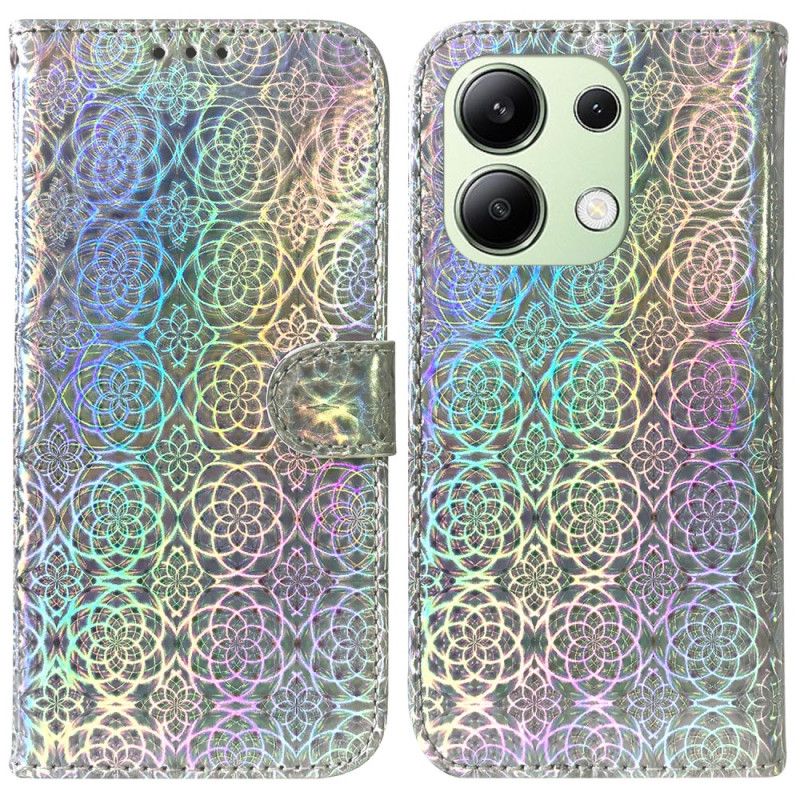 Kožený Kryt Xiaomi Redmi Note 13 4g Diskotékový Styl