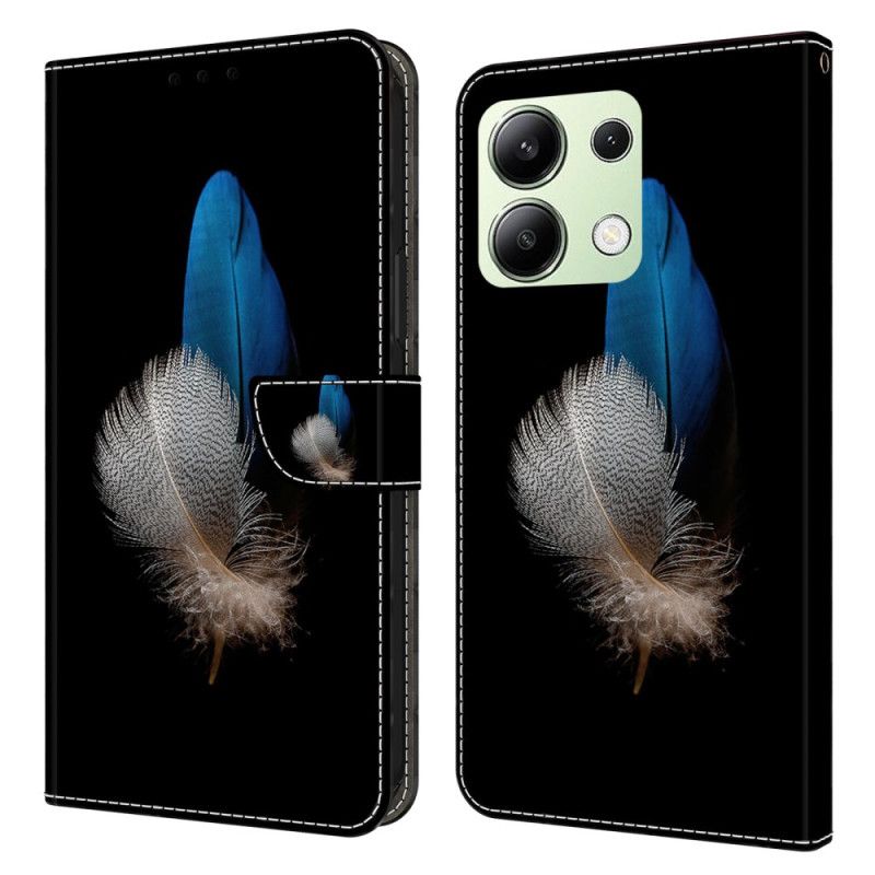 Kožený Kryt Xiaomi Redmi Note 13 4g Dvě Pera