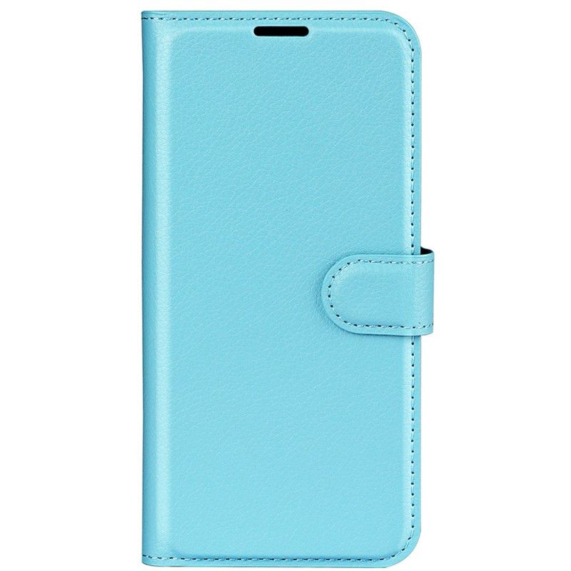 Kožený Kryt Xiaomi Redmi Note 13 4g Klasická Umělá Kůže Litchi