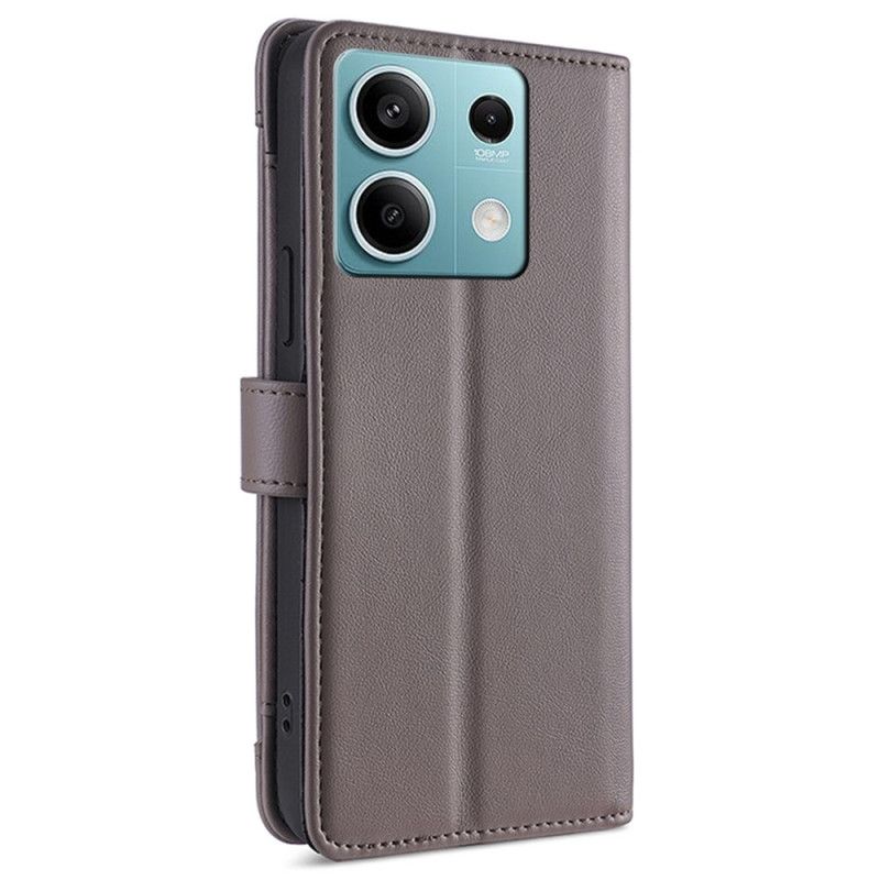 Kožený Kryt Xiaomi Redmi Note 13 4g Peněženka S Popruhem A Popruhem Přes Rameno