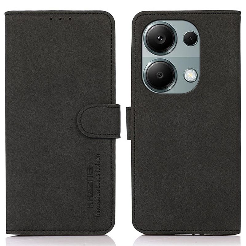 Kožený Kryt Xiaomi Redmi Note 13 4g Retro Kožený Styl Khazneh