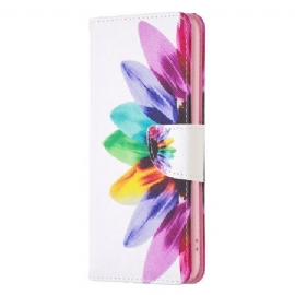 Kožený Kryt Xiaomi Redmi Note 13 4g Slunečnicový Vzor
