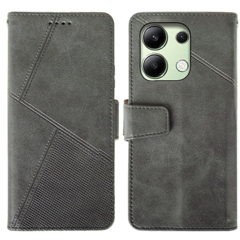 Kožený Kryt Xiaomi Redmi Note 13 4g Řádky Idewei