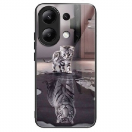Kryt Xiaomi Redmi Note 13 4g Tvrzené Sklo Pro Kočky A Tygry