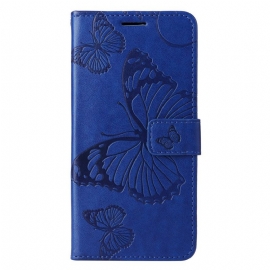 Peněženková Pouzdra Xiaomi Redmi Note 13 4g Obří Motýli S Popruhem