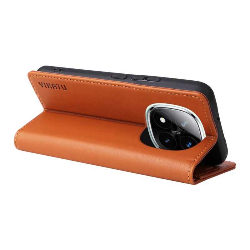 Kožené Pouzdro Xiaomi Redmi Note 14 Pro 5g Kryty Na Mobil Umělá Kůže Yikatu