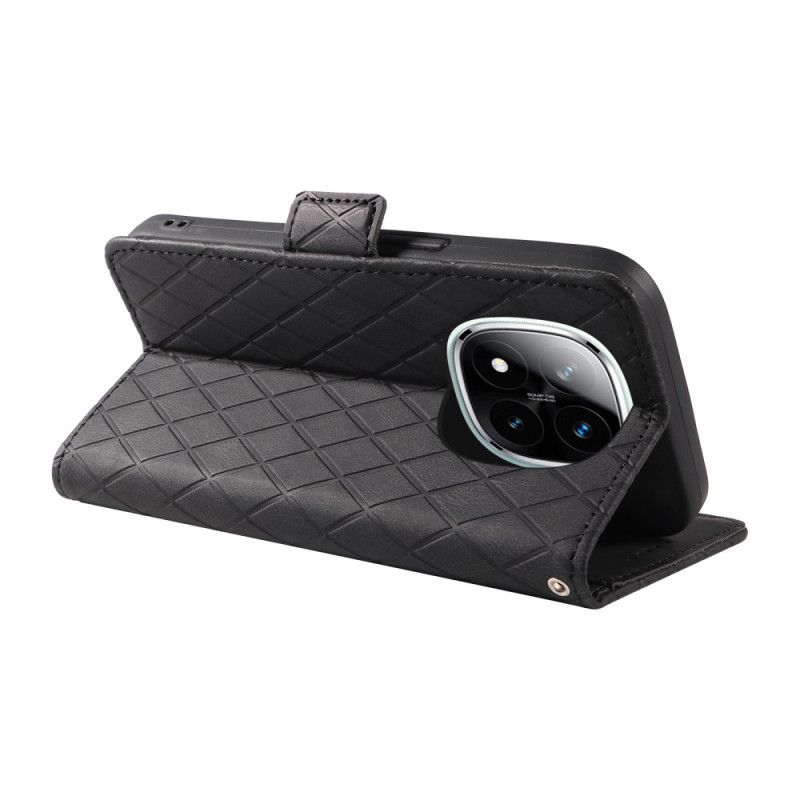 Kožený Kryt Xiaomi Redmi Note 14 Pro 5g Diamanty