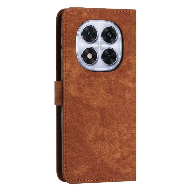 Kožený Kryt Xiaomi Redmi Note 14 Pro 5g Liniový Design