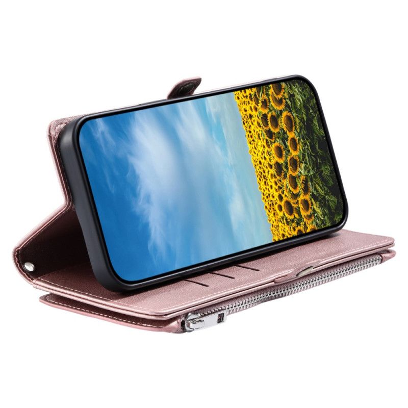 Kožený Kryt Xiaomi Redmi Note 14 Pro 5g Peněženka S Řemínkem