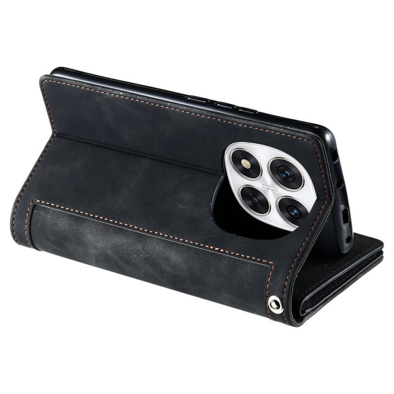 Kožený Kryt Xiaomi Redmi Note 14 Pro 5g Pouzdro Na Karty