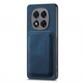 Kryt Xiaomi Redmi Note 14 Pro 5g Kryty Na Mobil Odnímatelný Držák Karet S Koženým Efektem