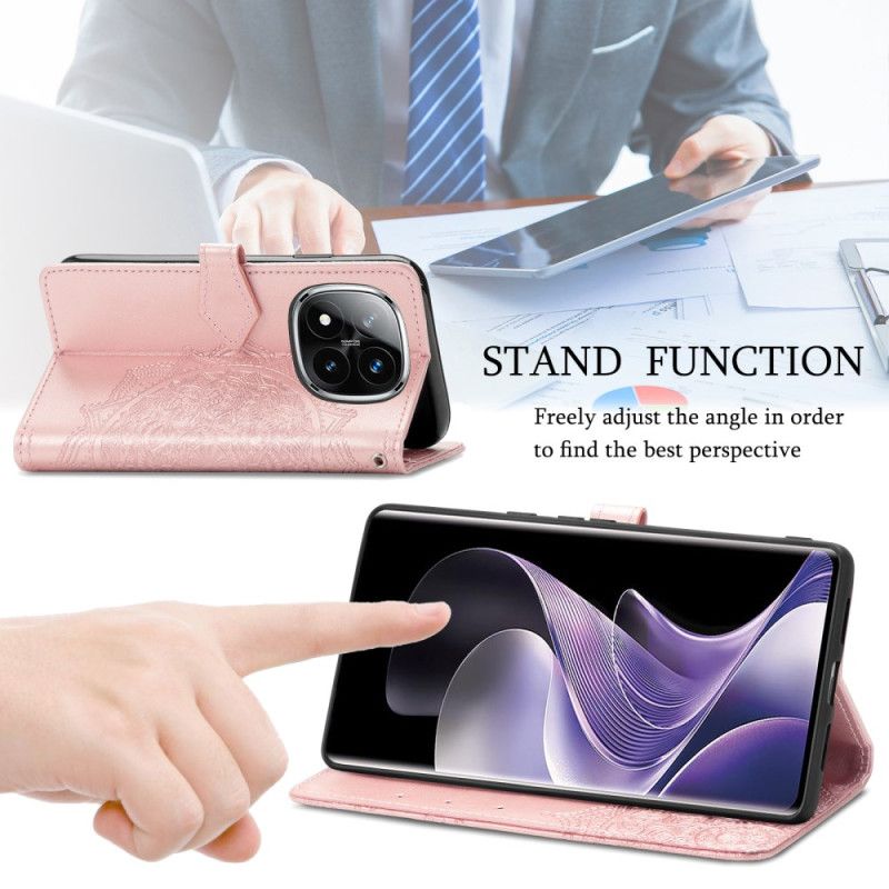 Peněženková Pouzdra Xiaomi Redmi Note 14 Pro 5g Kryty Na Mobil Barokní Mandala