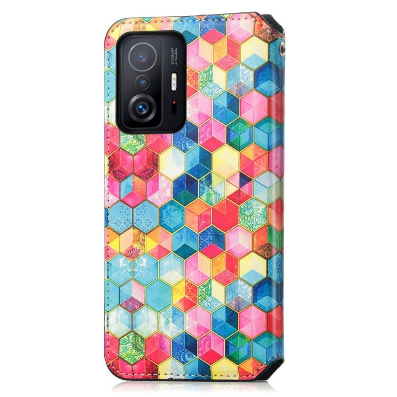 Flipové Pouzdro Na Xiaomi 11T / 11T Pro 3d Kostka