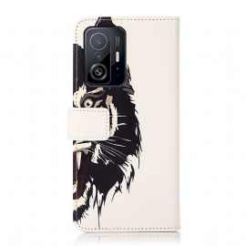 Flipové Pouzdro Na Xiaomi 11T / 11T Pro Divoký Tygr