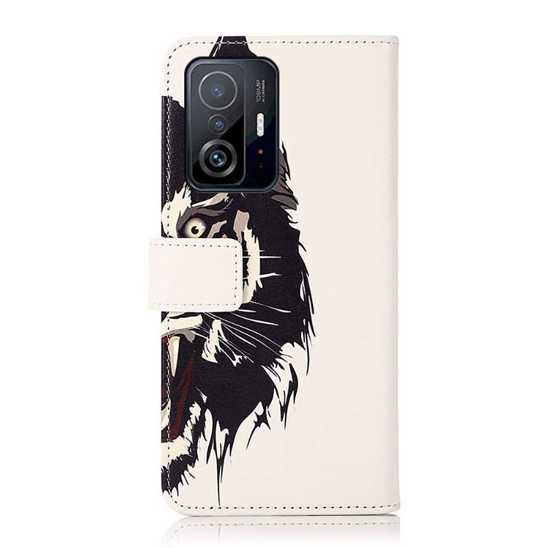 Flipové Pouzdro Na Xiaomi 11T / 11T Pro Divoký Tygr