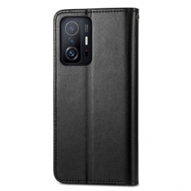 Flipové Pouzdro Na Xiaomi 11T / 11T Pro Držák Karty Z Umělé Kůže Indily