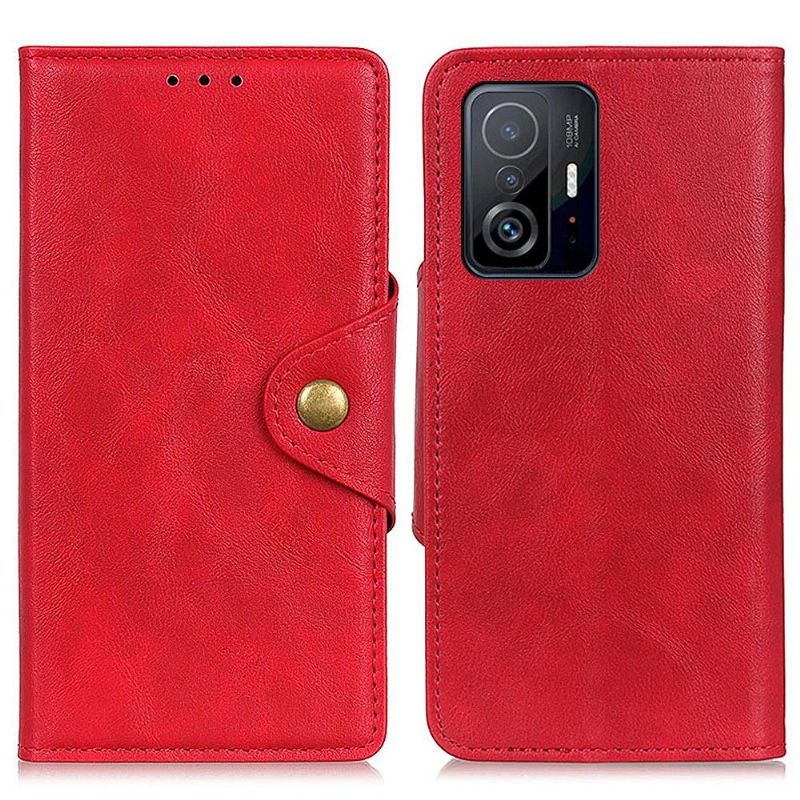 Flipové Pouzdro Na Xiaomi 11T / 11T Pro Full Protect Matná Umělá Kůže