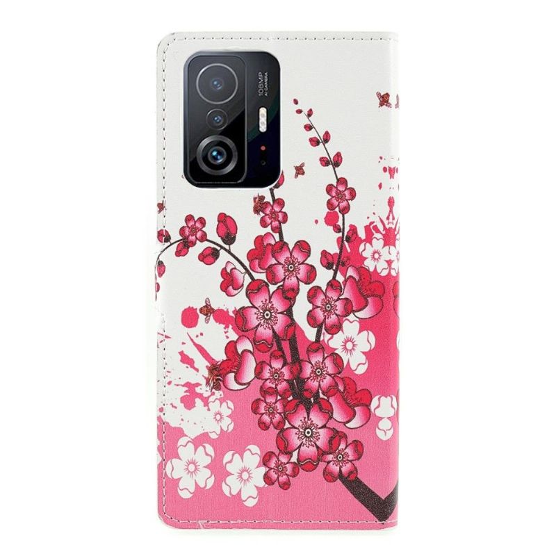 Flipové Pouzdro Na Xiaomi 11T / 11T Pro Japonská Meruňka