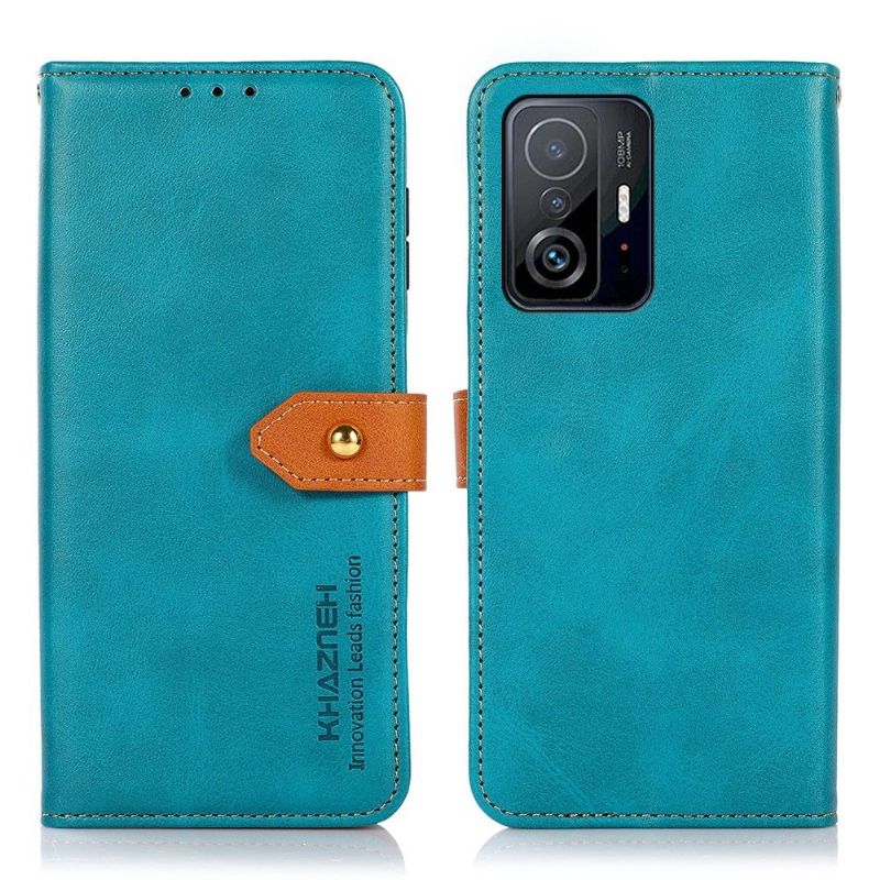 Flipové Pouzdro Na Xiaomi 11T / 11T Pro Khazneh Bicolor Umělá Kůže