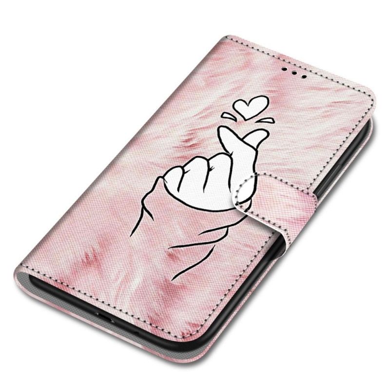 Flipové Pouzdro Na Xiaomi 11T / 11T Pro Korejské Srdce