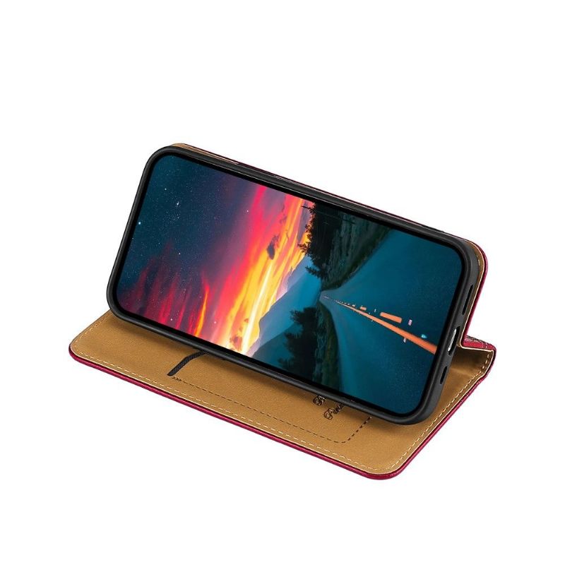 Flipové Pouzdro Na Xiaomi 11T / 11T Pro Kožené Pouzdro Převrácení Švů Folia