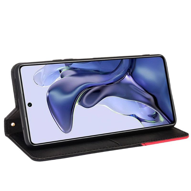 Flipové Pouzdro Na Xiaomi 11T / 11T Pro Kožené Pouzdro Retro Umělá Kůže