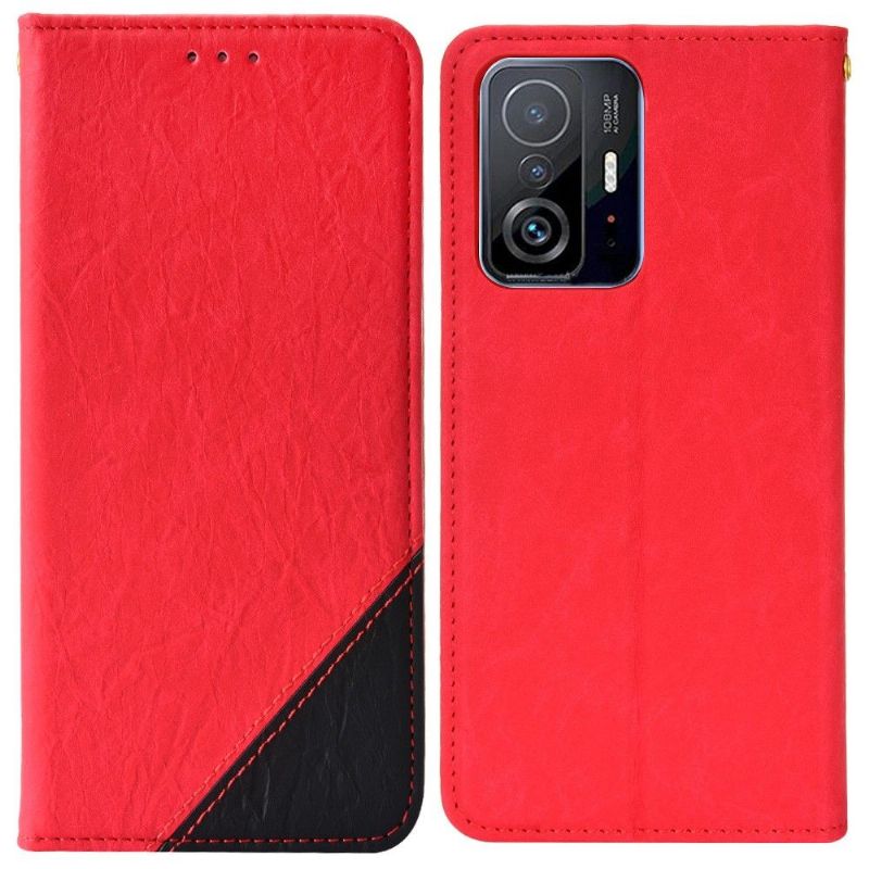 Flipové Pouzdro Na Xiaomi 11T / 11T Pro Kožené Pouzdro Retro Umělá Kůže