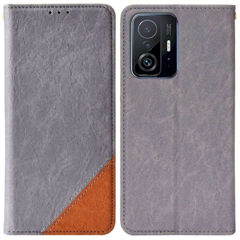 Flipové Pouzdro Na Xiaomi 11T / 11T Pro Kožené Pouzdro Retro Umělá Kůže