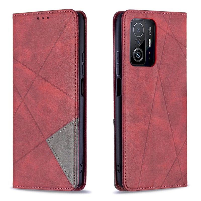 Flipové Pouzdro Na Xiaomi 11T / 11T Pro Kožený Držitel Karty Ve Stylu Célinia