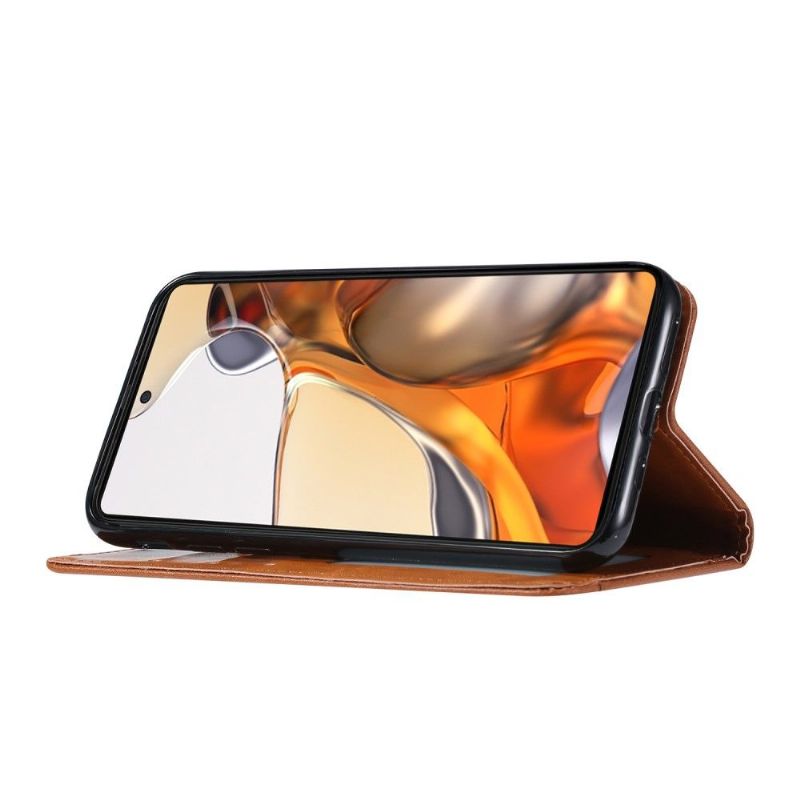 Flipové Pouzdro Na Xiaomi 11T / 11T Pro Kožený Efekt Pouzdra Na Stojan