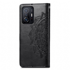 Flipové Pouzdro Na Xiaomi 11T / 11T Pro Mandala Reliéf Z Umělé Kůže