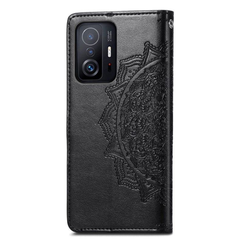 Flipové Pouzdro Na Xiaomi 11T / 11T Pro Mandala Reliéf Z Umělé Kůže
