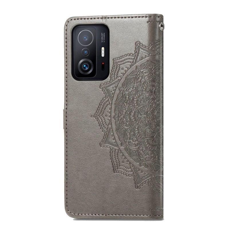 Flipové Pouzdro Na Xiaomi 11T / 11T Pro Mandala Reliéf Z Umělé Kůže
