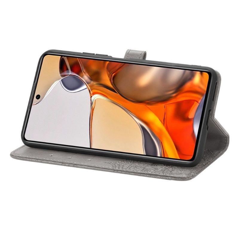 Flipové Pouzdro Na Xiaomi 11T / 11T Pro Mandala Reliéf Z Umělé Kůže