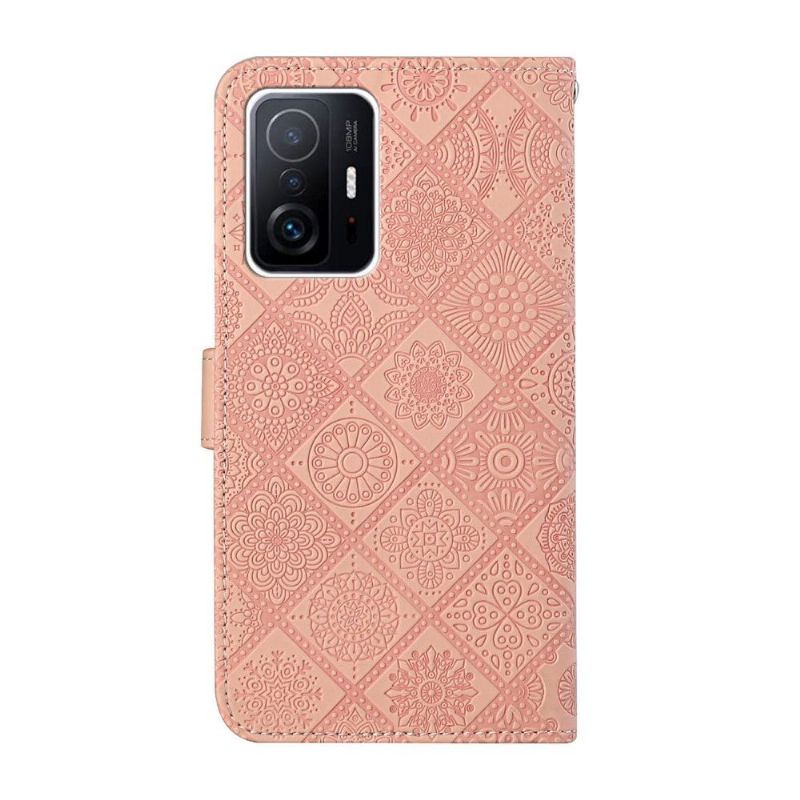 Flipové Pouzdro Na Xiaomi 11T / 11T Pro Mandalový Kaleidoskop