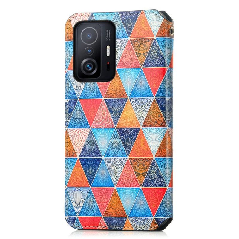 Flipové Pouzdro Na Xiaomi 11T / 11T Pro Mandalový Kaleidoskop